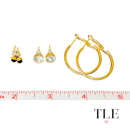 3 Piece Set (Studs and Hoops)