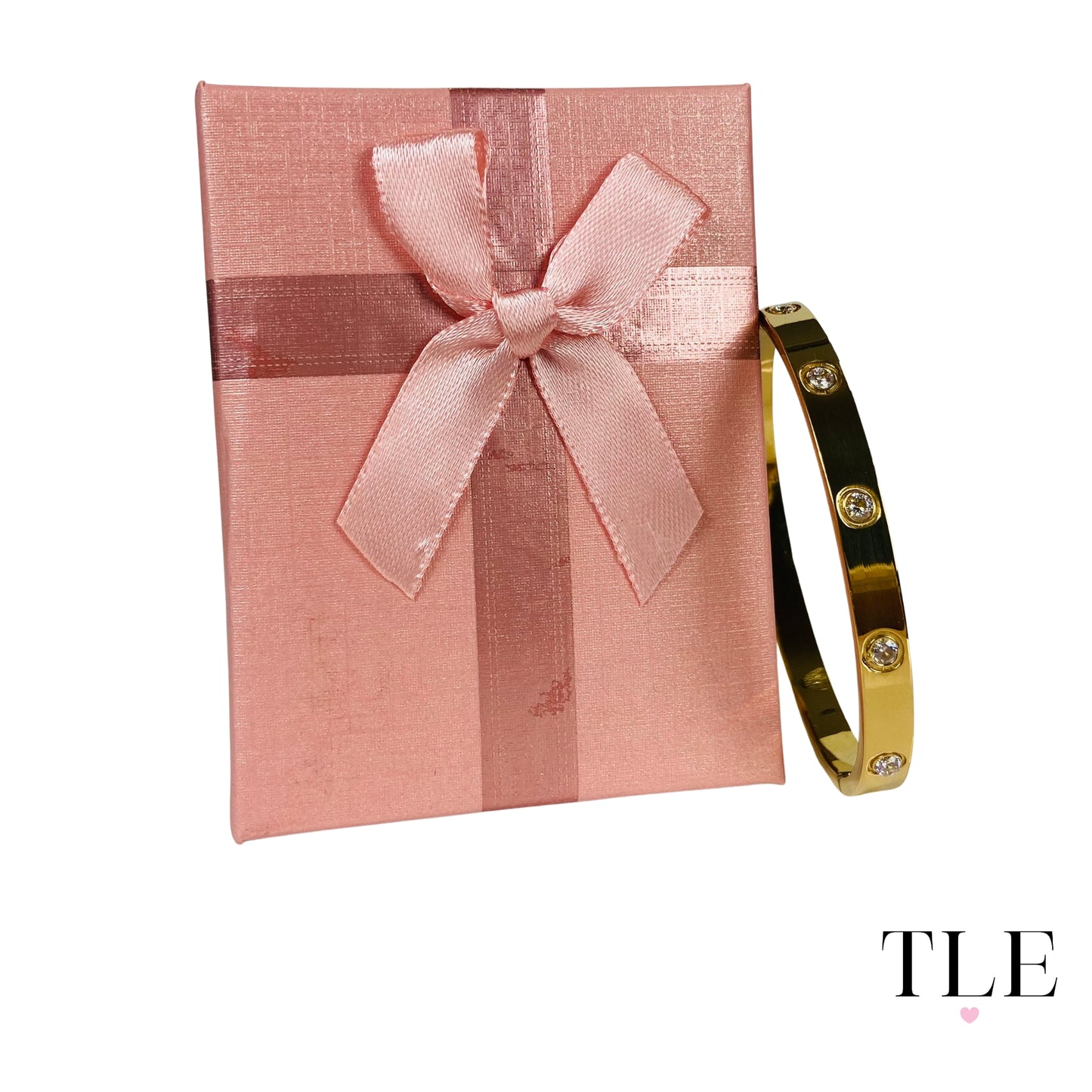 Minimalist Gold Diamond Bangle